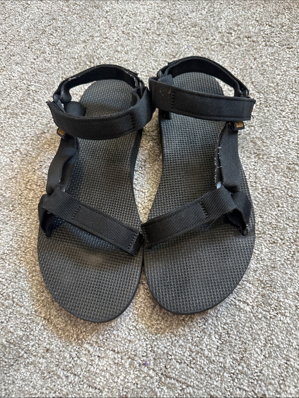 Teva Black Women's Strappy Outdoor Sandals